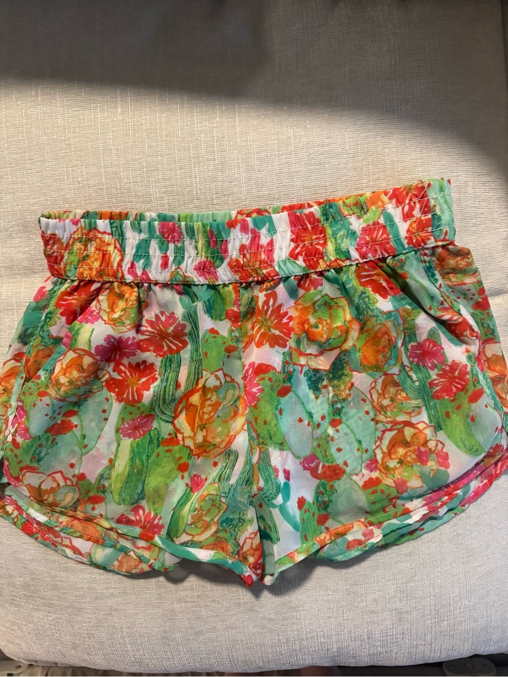Show Me Your Mumu Floral Cactus Print Shorts XS